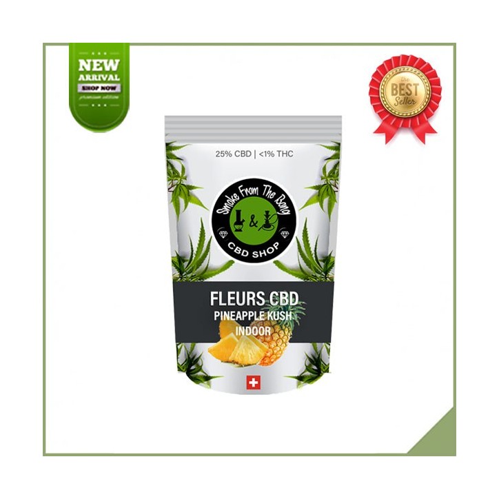 Fleurs de cannabis CBD SFTB Pineapple Kush 25% Fleurs de cannabis CBD SFTB Pineapple Kush 25%