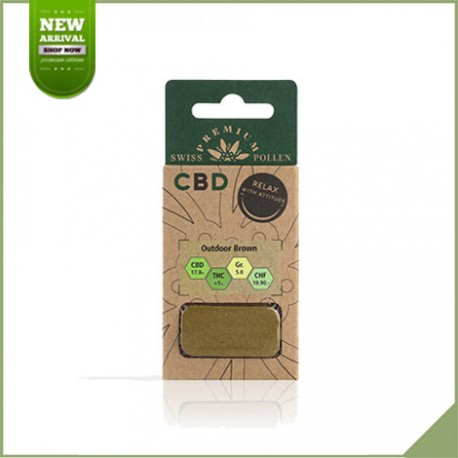 Swiss Premium Pollen CBD outdoor brown