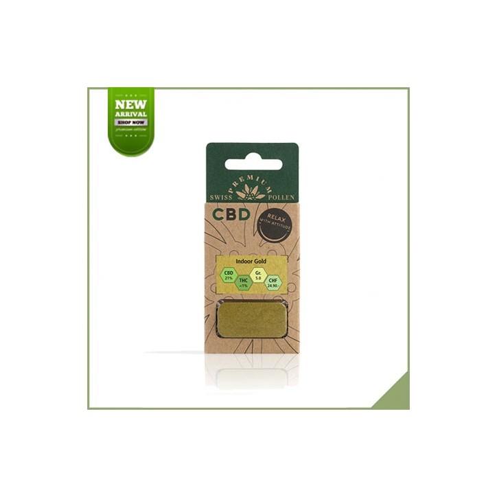 Swiss Premium Pollen CBD indoor Gold Swiss Premium Pollen CBD indoor Gold