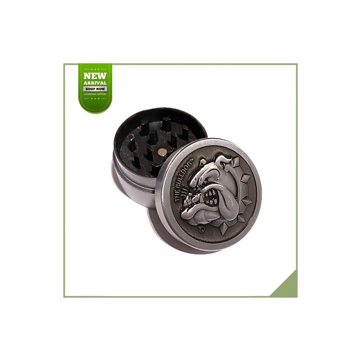 Grinder 40 mm The Bulldog Amsterdam Silver Grinder 40 mm The Bulldog Amsterdam Silver