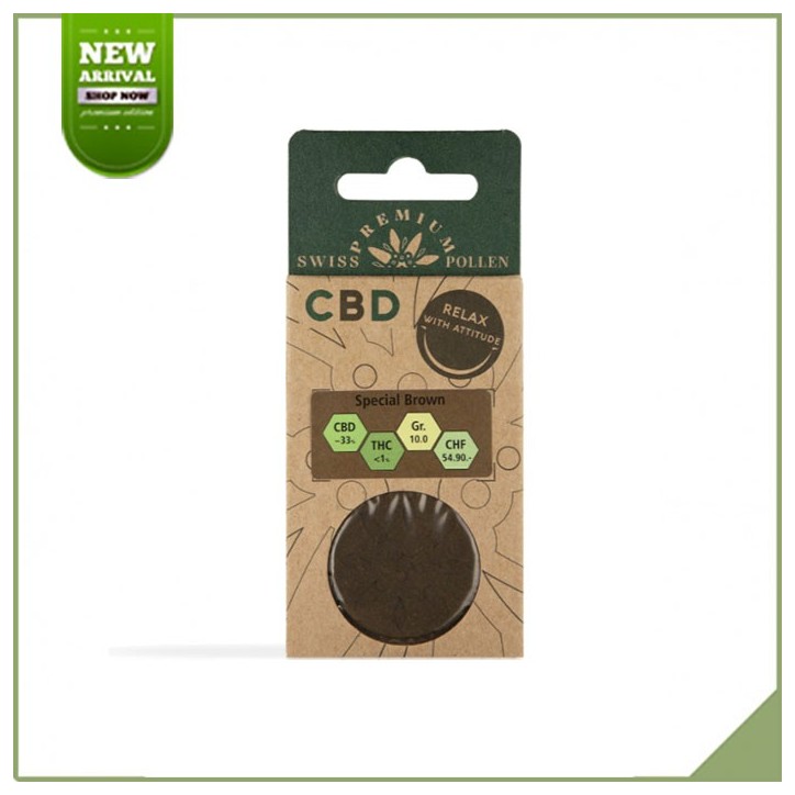 Swiss Premium Pollen CBD Special Brown 10 gr Swiss Premium Pollen CBD Special Brown 10 gr