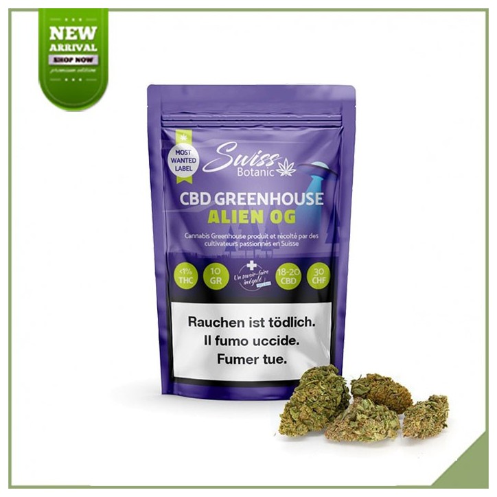 Fleurs CBD Swiss Botanic Alien OG Fleurs CBD Swiss Botanic Alien OG