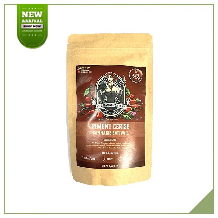 Infusion cbd Piment Cerise - My Growing Company Infusion cbd Piment Cerise - My Growing Company