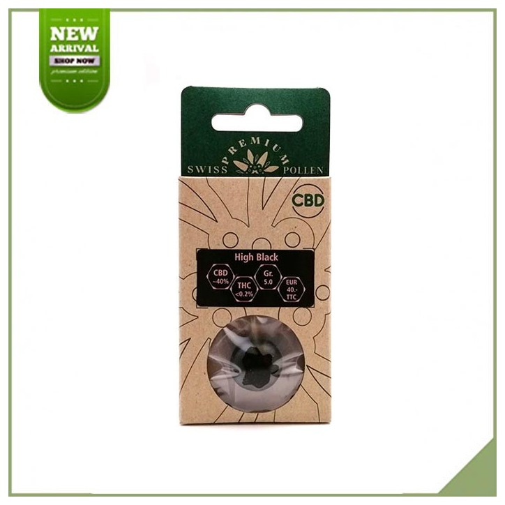 Swiss Premium Pollen CBD Indoor Spécial Black Swiss Premium Pollen CBD Indoor Spécial Black