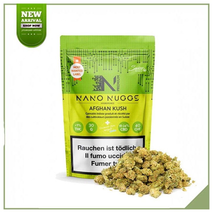 CBD Blüten - Swiss Botanic Afghan Kush NANO NUGGS CBD Blüten - Swiss Botanic Afghan Kush NANO NUGGS