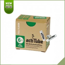 Actitube Aktivkohlefilter Slim 50 Stück