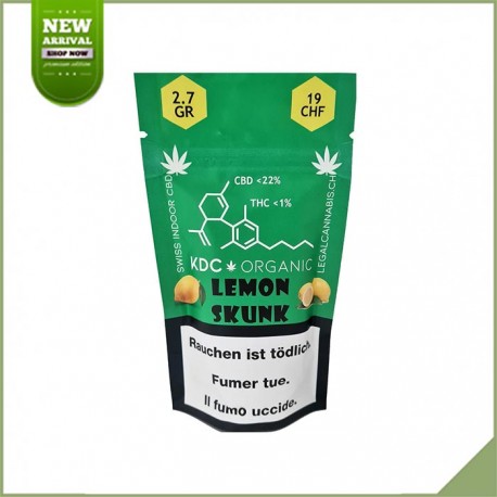 Fleurs de CBD KDC Organic Lemon Skunk 6g 20% cbd Fleurs de CBD KDC Organic Lemon Skunk 6g 20% cbd