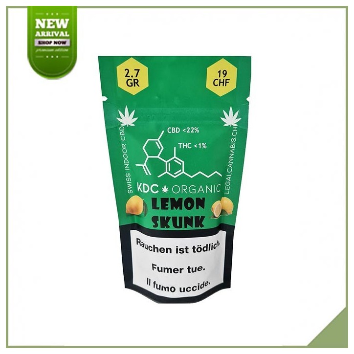 KDC Bio Zitrone Skunk CBD Blüten KDC Bio Zitrone Skunk CBD Blüten