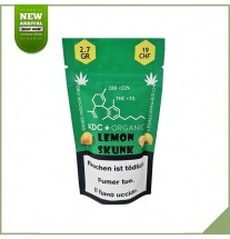 Fleurs de CBD KDC Organic Lemon Skunk 6g 20% cbd