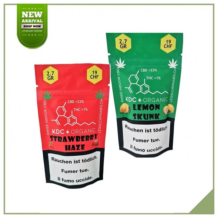 Duo pack fleurs de cannabis CBD indoor KDC Organic Duo pack fleurs de cannabis CBD indoor KDC Organic