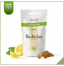 Bonbons pastilles CBD - Cannamed BioRelax Citron