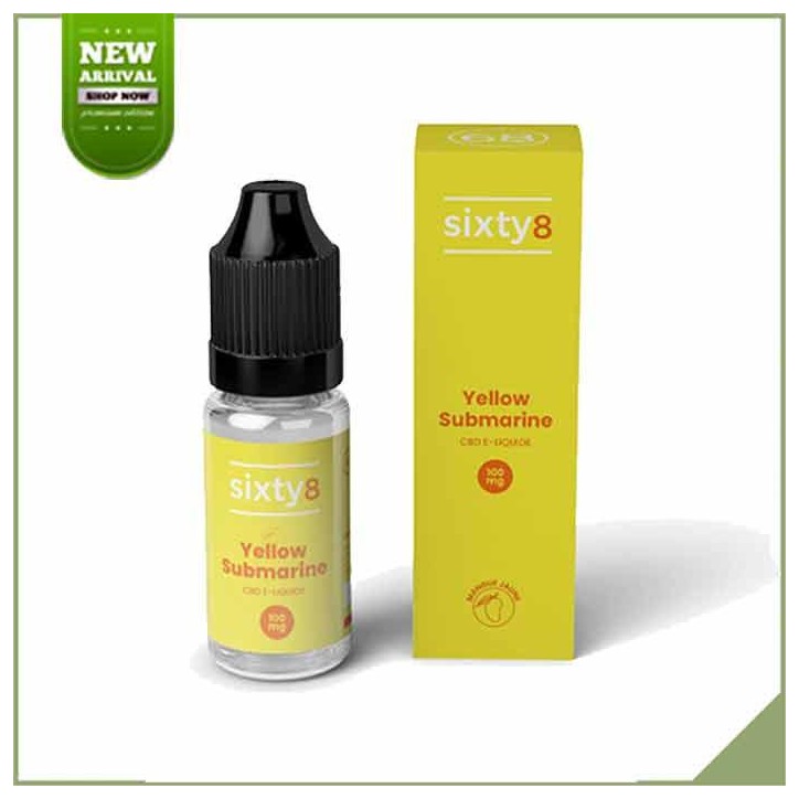 E-liquide CBD 600 mg - Sixty8 Yellow Submarine E-liquide CBD 600 mg - Sixty8 Yellow Submarine