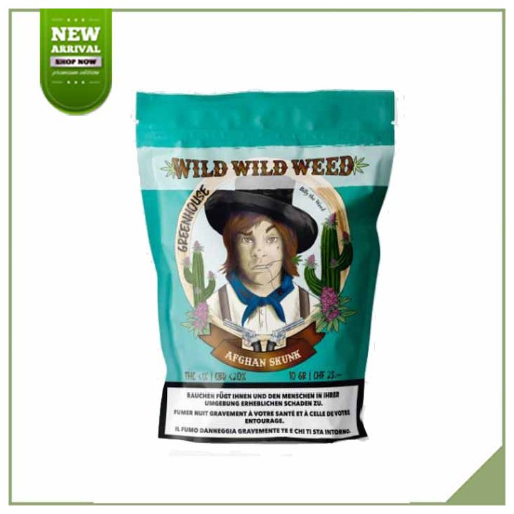 Fiori CBD della serra - Wild Wild West - Skunk afgana Fiori CBD della serra - Wild Wild West - Skunk afgana