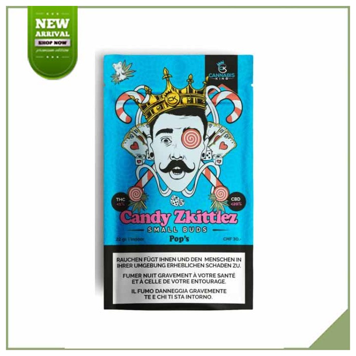 Fleurs CBD Indoor - Small Buds - Candy Zkittlez Fleurs CBD Indoor - Small Buds - Candy Zkittlez