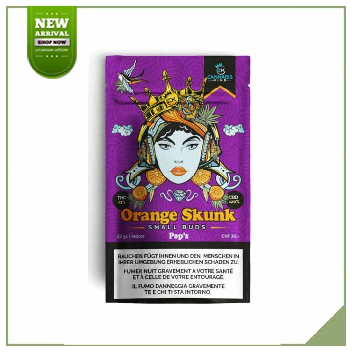 Fleurs CBD Indoor - Small Buds - Orange Skunk Fleurs CBD Indoor - Small Buds - Orange Skunk