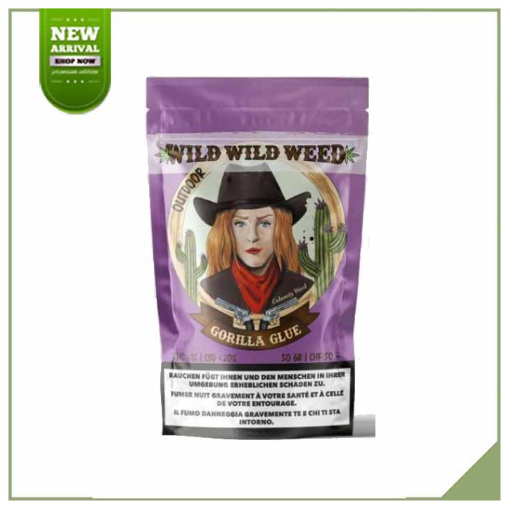 CBD-Blüten Outdoor - Wild Wild West - Gorilla Glue CBD-Blüten Outdoor - Wild Wild West - Gorilla Glue