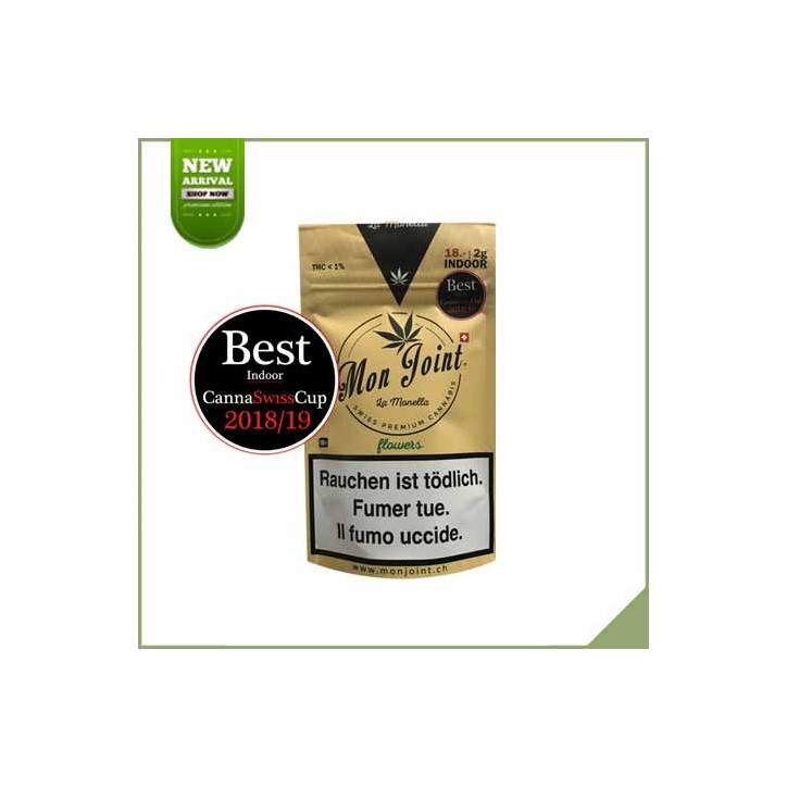 Fleurs de cannabis CBD Mon Joint La Monella 20% Fleurs de cannabis CBD Mon Joint La Monella 20%