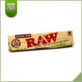 Raw King Size feuilles à rouler naturelles non blanchies grand format ultra  fin