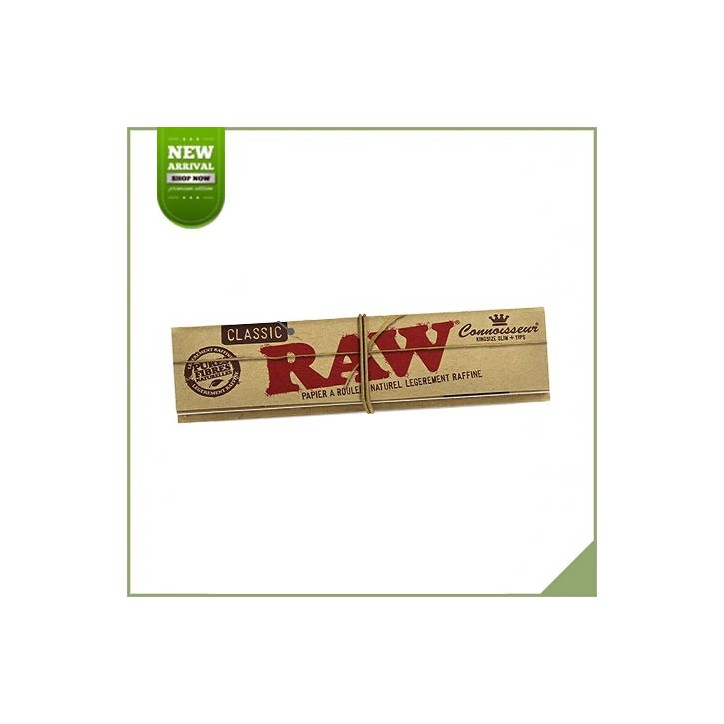 Feuilles longues à rouler Raw Classic + Tips Feuilles longues à rouler Raw Classic + Tips
