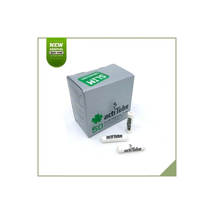 Filtri actitube slim a carbone attivo da 50 pezzi Filtri actitube slim a carbone attivo da 50 pezzi